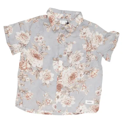 Korte mouwen shirt (Grijs, Meerkleurig) van Newbie by KappAhl Katoen