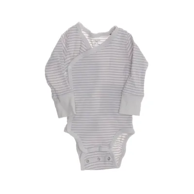 Body (Hvid, Lilla) fra Lindex Baby Bomuld, Elastan