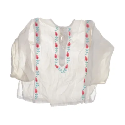 Blouse (Wit, Roze, Groen) van Dahlberg