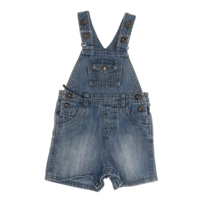 Dungaree shorts (Blue) from Katag Cotton