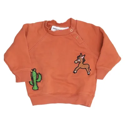 Sweatshirt (Braun) von Mini Rodini Bio-Baumwolle