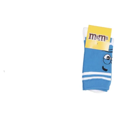 Chaussettes (Bleu, Blanc) de M&M's Élasthane, Coton biologique, Polyester