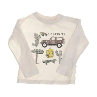 Långärmad t-shirt (Beige, Flerfärgad) från Primigi Bomull