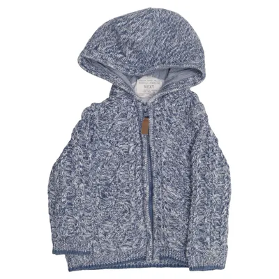 Sweat à capuche (Bleu, Blanc) de Next Coton, Viscose