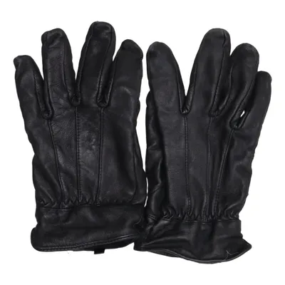 Læderhandsker (Sort) fra Granberg Læder, Polyester