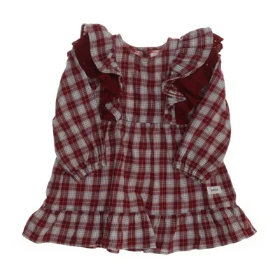 Dress (Red, Multicolored) from Newbie by KappAhl Cotton