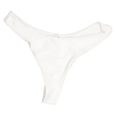 Bas de bikini (Blanc) de Nelly Élasthane, Polyester recyclé
