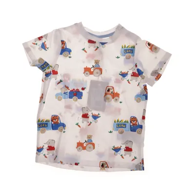 T-shirt (White, Multicolored) from H&M Baby Cotton