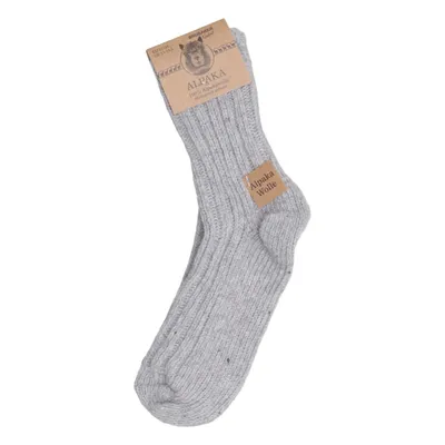 Socks (Gray) from Brubaker Alpaca wool
