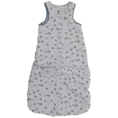 Swaddle sack (White, Gray) from Pusblu Organic cotton, Recycled polyester