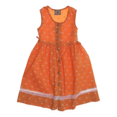 Dirndl (Orange, White) from Turi Landhaus Cotton