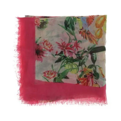 Scarf (Vit, Flerfärgad) från Lizas Polyester
