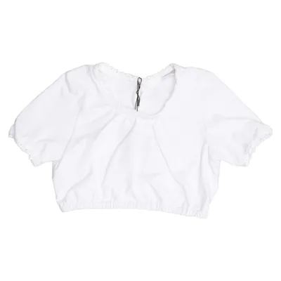 Dirndl blouse (Wit) van H. Moser