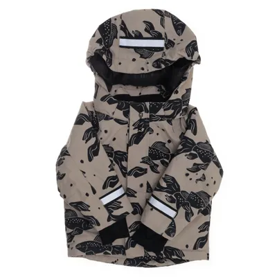 Outdoorjakke (Beige, Sort) fra Kaxs Proxtec Nylon, Polyester