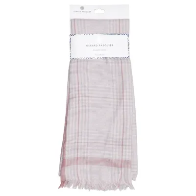 Shawl (Pink, Gray) from Gerard Pasquier