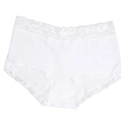 Panties (White) from Pearl Cotton, Elastane, Modal