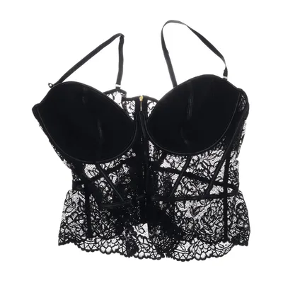 Bustier (Black) from Ann Summers Elastane, Polyamide, Polyester