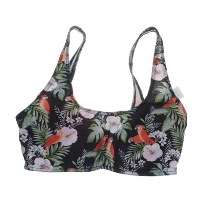 Bikiniöverdel (Svart, Flerfärgad) från Decathlon Elastan, Polyester