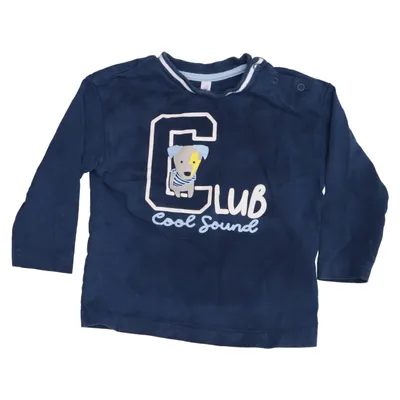 Lange mouwen shirt (Blauw) van Idexe Katoen