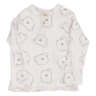 Henley shirt (Beige) van ICA I Love Eco Elastaan, Organisch katoen