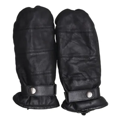 Moufles en cuir (Noir) de Emilio Cuir, Polyester