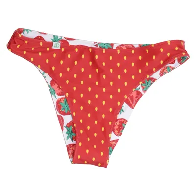 Bas de bikini (Rouge, Blanc, Vert) de Dedoles Élasthane, Polyester recyclé