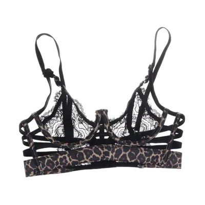 Bra (Black, Brown, Multicolored) from Private Collection
