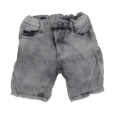 Denim shorts (Grijs) van Lab Industries by KappAhl Katoen, Elastaan
