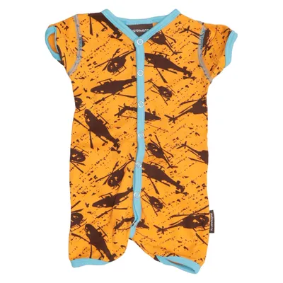 Romper (Oranje, Blauw, Bruin) van Maxomorra Organisch katoen