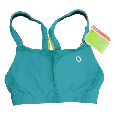 Sport-BH (Blau) von Moving Comfort Elasthan, Polyamid, Polyester