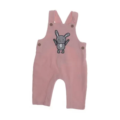 Dungarees (Pink, Multicolored) from Manguun Cotton
