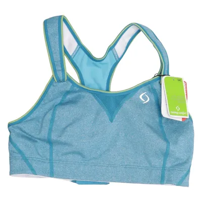 Sport-BH (Blau, Grün) von Moving Comfort Elasthan, Polyamid, Polyester