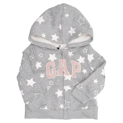 Huvtröja (Grå, Vit) från BabyGap Bomull, Polyester