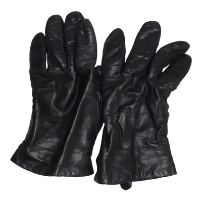 Leather gloves (Black) from Gaucho Wool