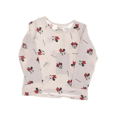 Långärmad t-shirt (Vit, Svart, Röd) från H&M x Disney Bomull