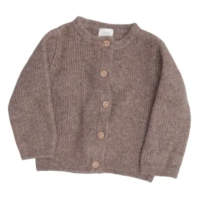 Cardigan (Bruin) van Lindex Merinowol