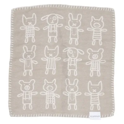 Baby blanket (Beige, White) from Klippan Organic cotton