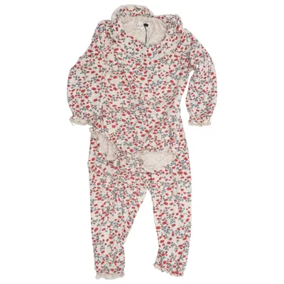 Byxdress (Beige, Röd, Blå) från Konges Sløjd Ekologisk bomull, Återvunnen polyester