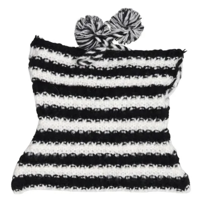 Beanie (Zwart, Wit)