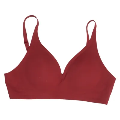 Soutien-gorge (Rouge) de Creamy Fabrics Élasthane, Polyamide