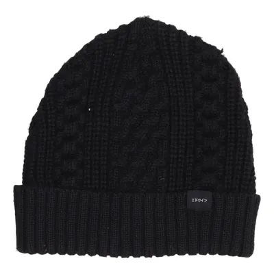 Beanie (Zwart) van Edwin Acryl, Wol