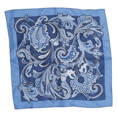 Einstecktuch (Blau, Mehrfarbig) von Dressmann Seide