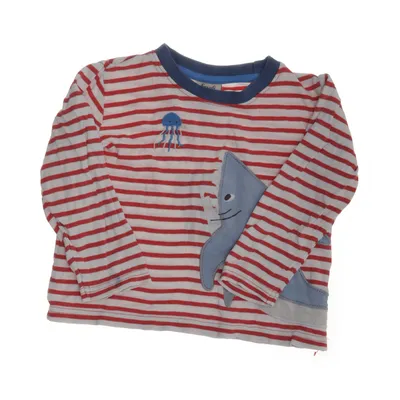 Long sleeve T-shirt (Red, White) from Frugi Organic cotton