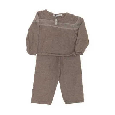 Set (Beige) from Bout'chou Viscose, Cashmere, Angora