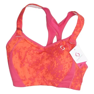 Sport-BH (Pink, Orange) von Moving Comfort Elasthan, Polyamid, Polyester