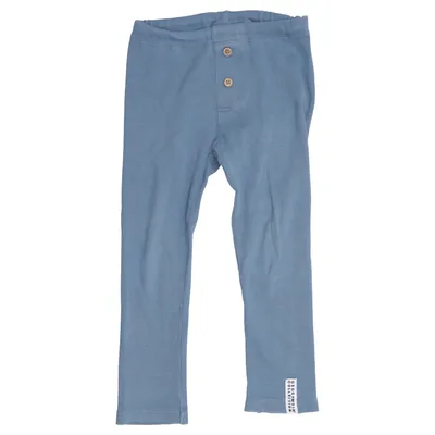 Leggings (Blue) from Geggamoja Elastane, Organic cotton