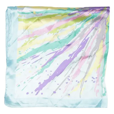 Lommetørklæde (Blå, Flerfarvet) Polyester, Silke