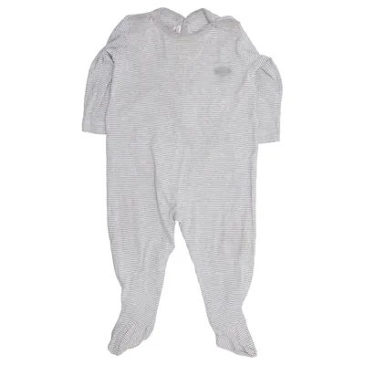 Rompers (Gray, White) from Petit Bateau Cotton