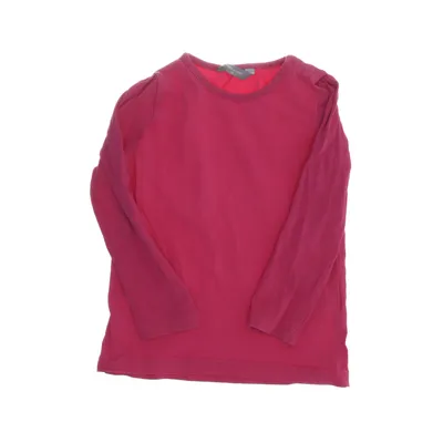 Langærmet t-shirt (Pink) fra Kids by Lindex Økologisk bomuld, Elastan