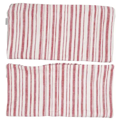 Cushion cover (Red, White) from Svanefors Cotton